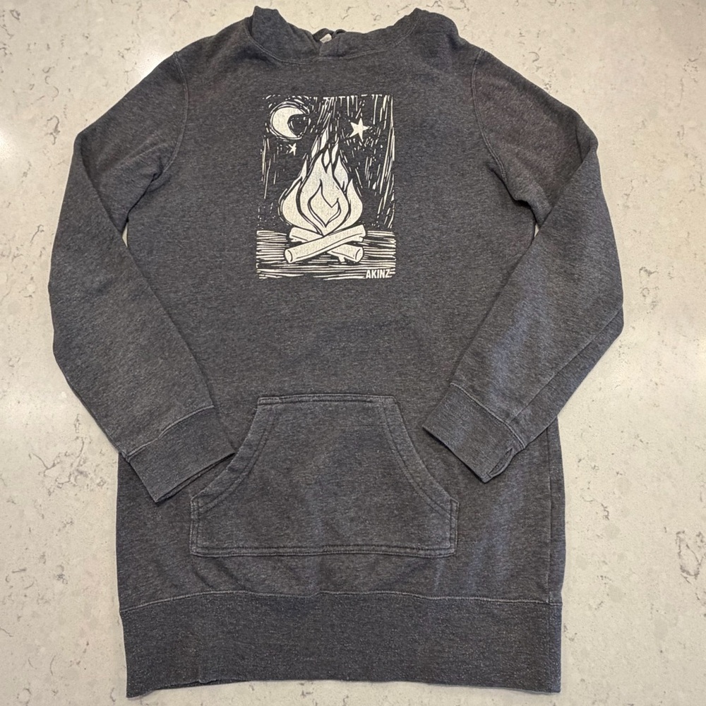 AKINZ Campfire Hoodie Dress - Picture 2 of 7